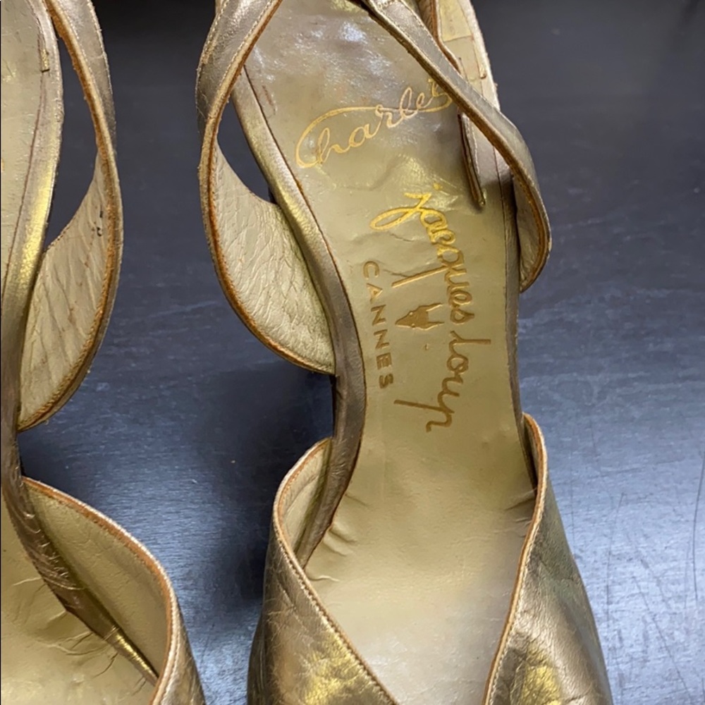 Charles Jacques Loup Heels Sz 5 - Picture 4 of 16